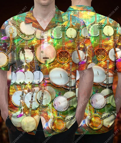 The Banjo Am The Instrument For Me Unisex Hawaiian Shirt Hobbies Short Sleeve Vintage Hawaiian Shirts Funny Hawaiian Shirts, Hawaiian Shirt Gift, Christmas Gift