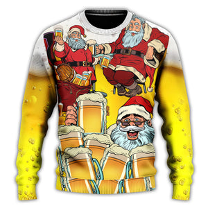 Christmas Santa I Want More Beer Ugly Christmas Sweater, Christmas Gift, Gift Christmas 2024