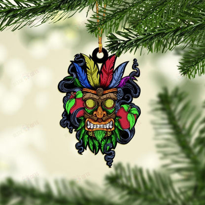 Aku Aku Mica Ornament, Christmas Ornament Gift, Christmas Gift, Christmas Decoration