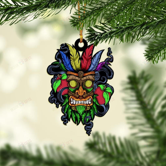 Aku Aku Mica Ornament, Christmas Ornament Gift, Christmas Gift, Christmas Decoration
