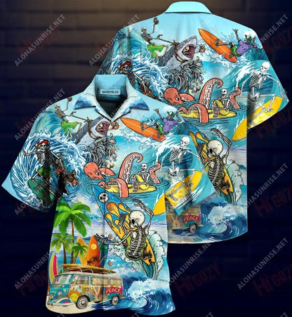 Beo le Surfáil, Surfáil Chun Beo Léine Gearr Muinchille Unisex Laethanta Saoire Léinte T Haváís Saincheaptha Léinte Haváís Léinte Haváís do Mhná, Bronntanas Léine Haváís, Bronntanas Nollag