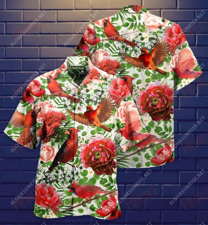 Níl a fhios agat Peony Blossoms Léine Haváíach Unisex Laethanta Saoire Muinchille Gearr Léine Oirbheartaíochta Haváí Patrún Léine Haváíais, Bronntanas Léine Haváís, Bronntanas Nollag