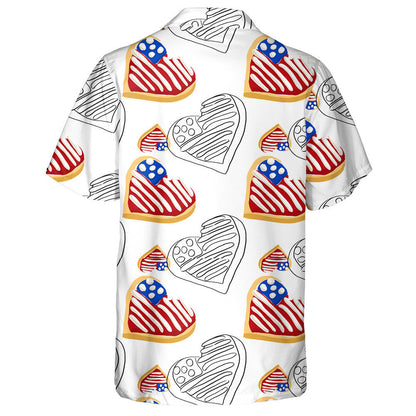 Fianáin Milse Siúcra Le hUachtar Reoite Léine Haváís Bratach Mheiriceá, Bronntanas Léine Haváís, Bronntanas Nollag