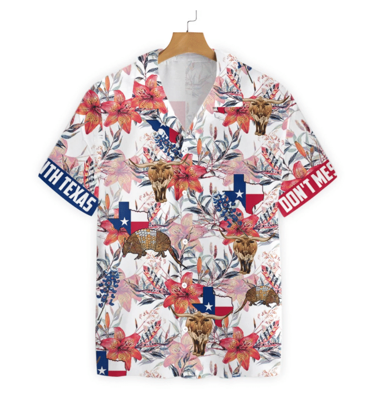 Flag Texas Peace Crazy Background Design Hawaiian Shirt,Hawaiian Shirt Gift, Christmas Gift