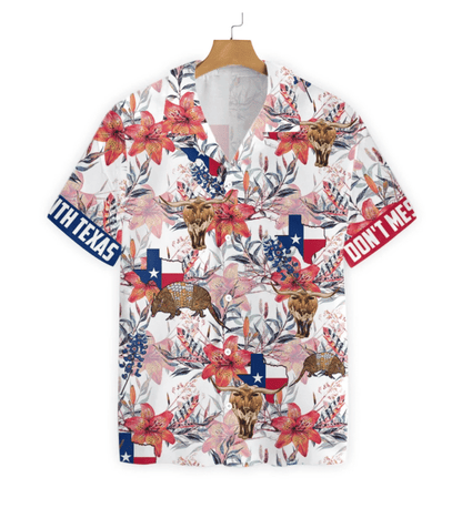 Flag Texas Peace Crazy Background Design Hawaiian Shirt,Hawaiian Shirt Gift, Christmas Gift