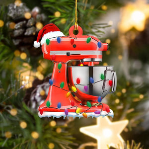 Baking Mixer Shape Ornament, Christmas Ornament Gift, Christmas Gift, Christmas Decoration