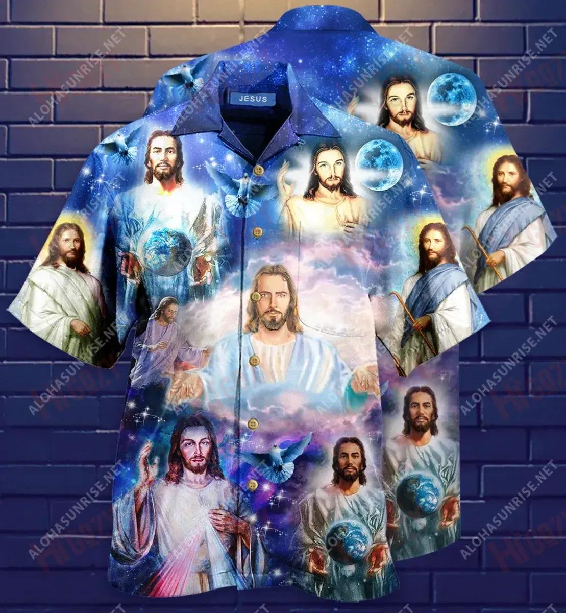 Is é Íosa Ár nGarda Tarrthála Léine Gearr Haváís Aigéan Aloha Léinte Seanréalta Haváis Léinte Greannmhar Haváís, Bronntanas Léine Haváís, Bronntanas Nollag