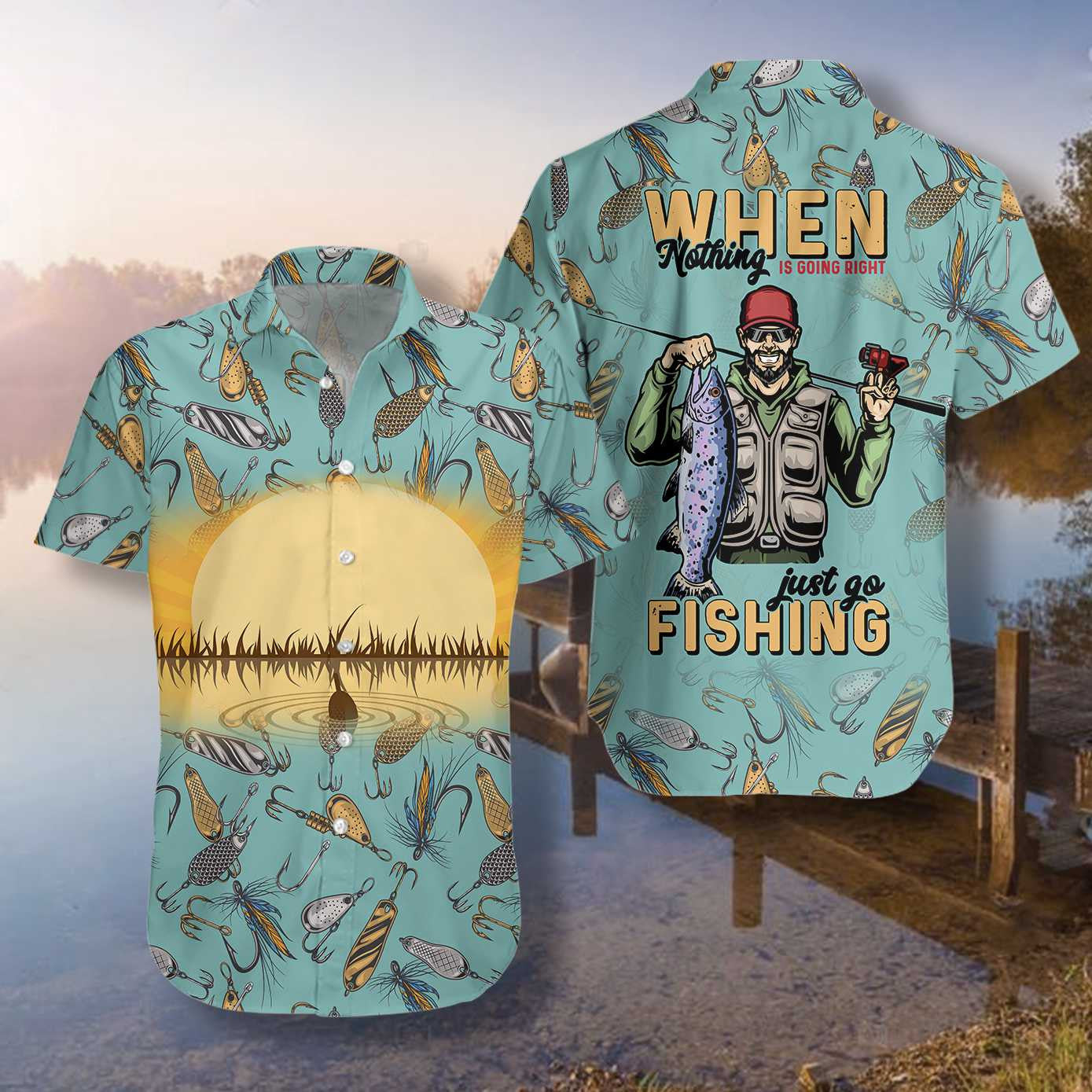 Dear Léine Haváís Nuair nach bhfuil Rud ar bith ag Dul i gceart Téigh Iascaireacht, Bronntanas Léine Haváíais, Bronntanas Nollag