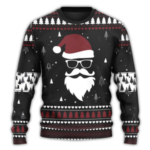 Christmas Santa Up On The Rooftop Click Click Click Santa Claus Ugly Christmas Sweater, Christmas Gift, Gift Christmas 2024