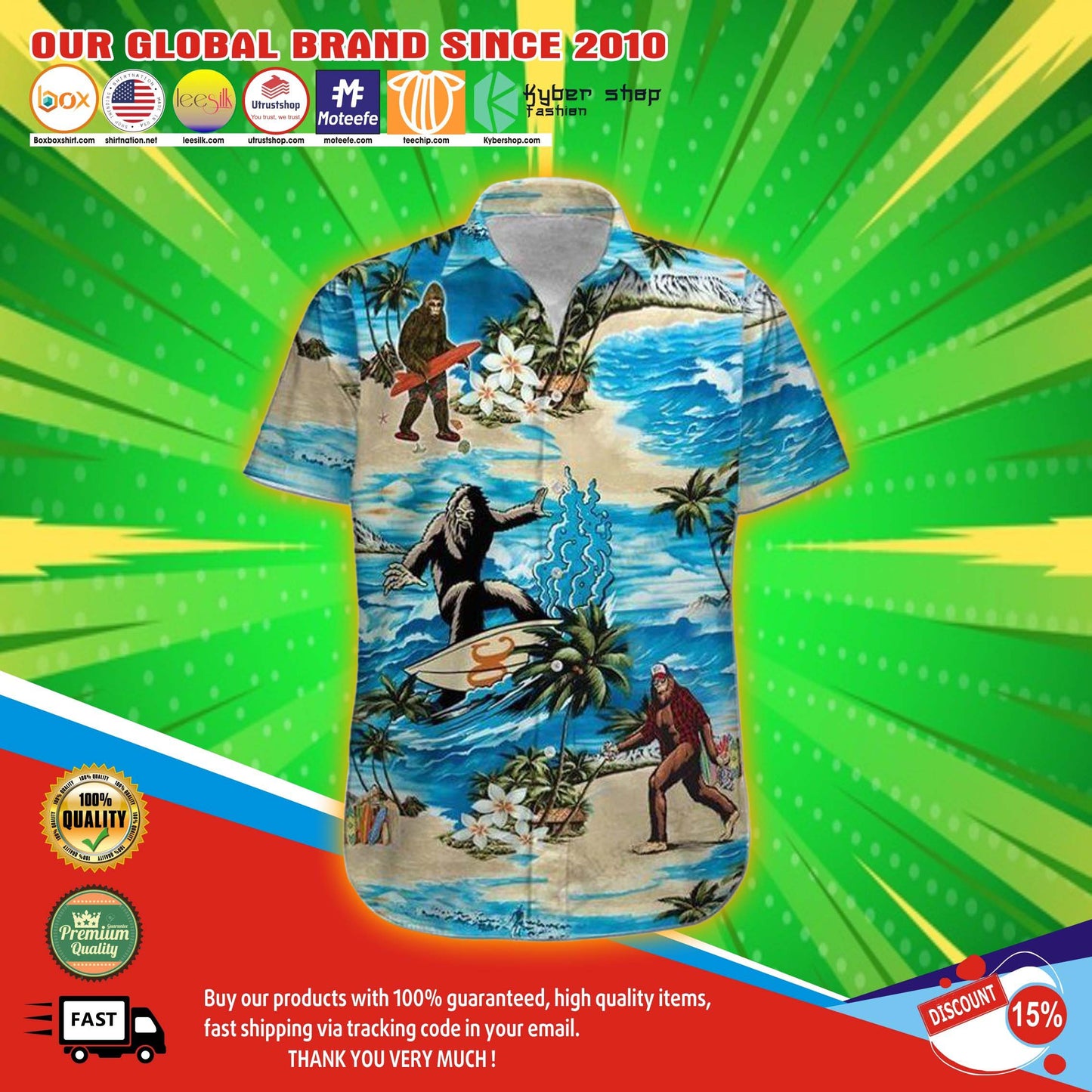 Big foot hawaiian shirt ,Hawaiian Shirt Gift, Christmas Gift