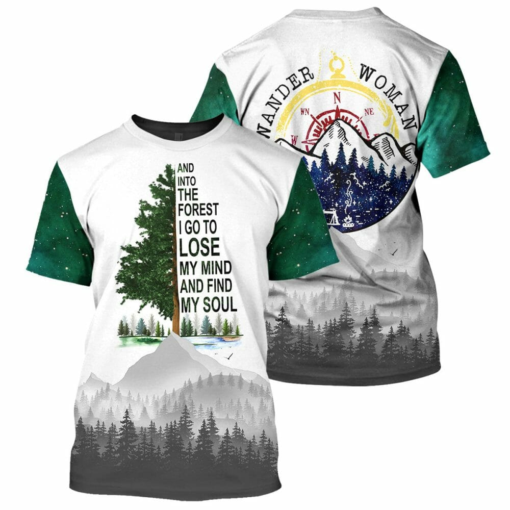 Hiking Wander Woman - 3D All Over Printed Shirt Tshirt Hoodie Apparel