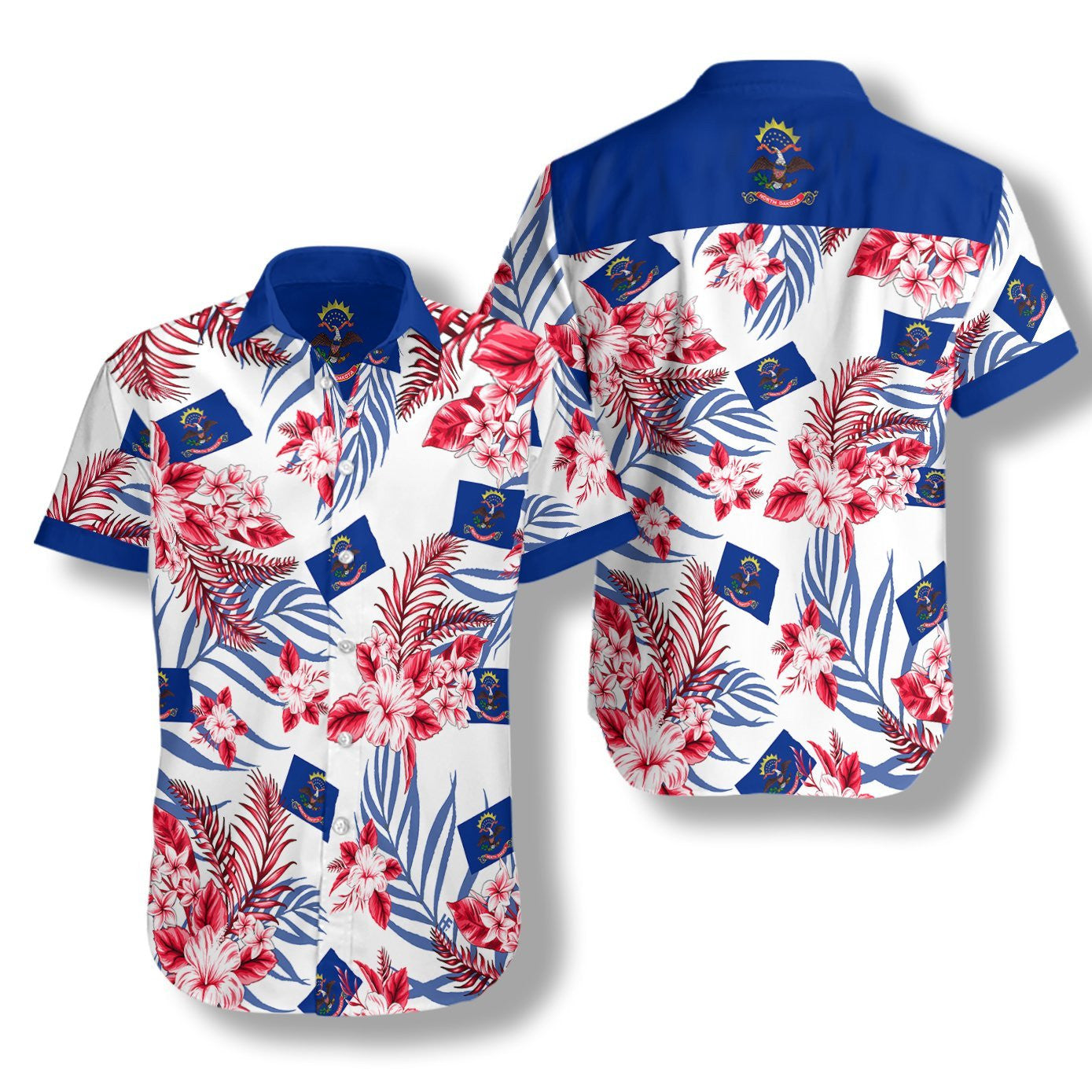 Dakota Thuaidh Bródúil as Patrún Cúlra Bán Léine Haváís, Bronntanas Léine Haváíais, Bronntanas Nollag