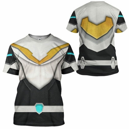 Cosantóir Finscéalach 3D Voltron Hunk Garrett Armúr Éadaí Hoodie Tshirt Saincheaptha