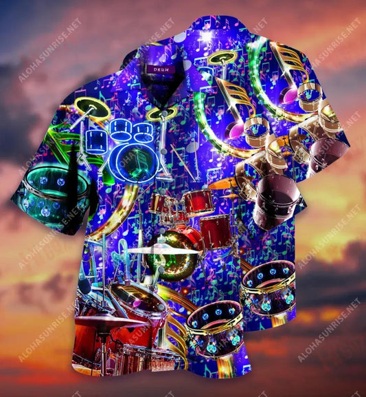 Táim Ailléirgeach Chun Tost Drumadóir Unisex Léine Gearr Haváís Aigéan T Léinte Haváís Léinte Crazy Léinte Crazy Haváí, Bronntanas Léine Haváís, Bronntanas Nollag