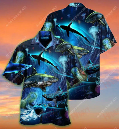 Siorcanna Speisialta San Aigéan Doimhneach Léine Haváíach Laethanta Saoire Muinchille Gearr Léinte Crazy Léinte haváíais d'Fhir, Bronntanas Léine Haváís, Bronntanas Nollag