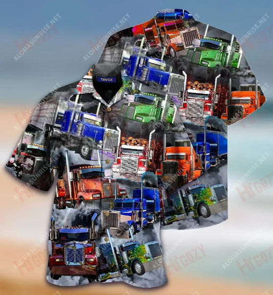 Ábhair Smoke Dubh Unisex Léine Haváís Caitheamh aimsire Muinchille Gearr Oirbheartaíochta Léine Haváís Patrún Léine Haváís, Bronntanais Léine haváíais, Bronntanas Nollag