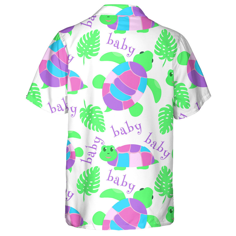 Cúlra Dearg Stílithe Turtar Agus Pailme Léine Haváís, Bronntanas Léine Haváíais, Bronntanas Nollag