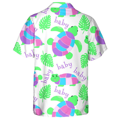 Cúlra Dearg Stílithe Turtar Agus Pailme Léine Haváís, Bronntanas Léine Haváíais, Bronntanas Nollag