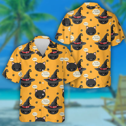 Cat Dubh Le Hata Witches Agus Trick Nó Caitheamh Léine Haváís, Bronntanas Léine Haváís, Bronntanas Nollag