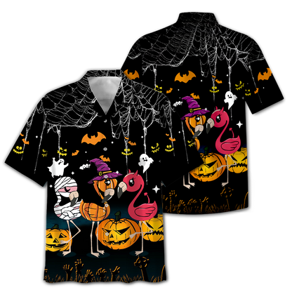 Flamingo Chibi Oíche Shamhna Léine Haváís_ Léine Haváís Bronntanas, Bronntanas Nollag