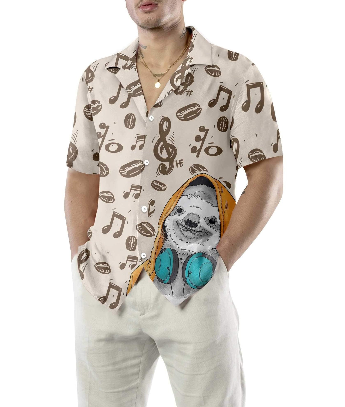 Nóta Ceoil Agus Dearadh Sloth Léine Haváís, Bronntanas Léine Haváíais, Bronntanas Nollag