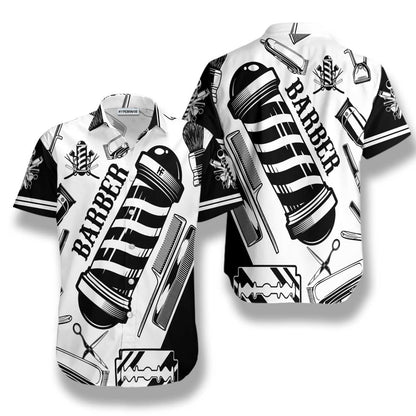 Classic Barber Is My Life Design Hawaiian Shirt, Hawaiian For Gift