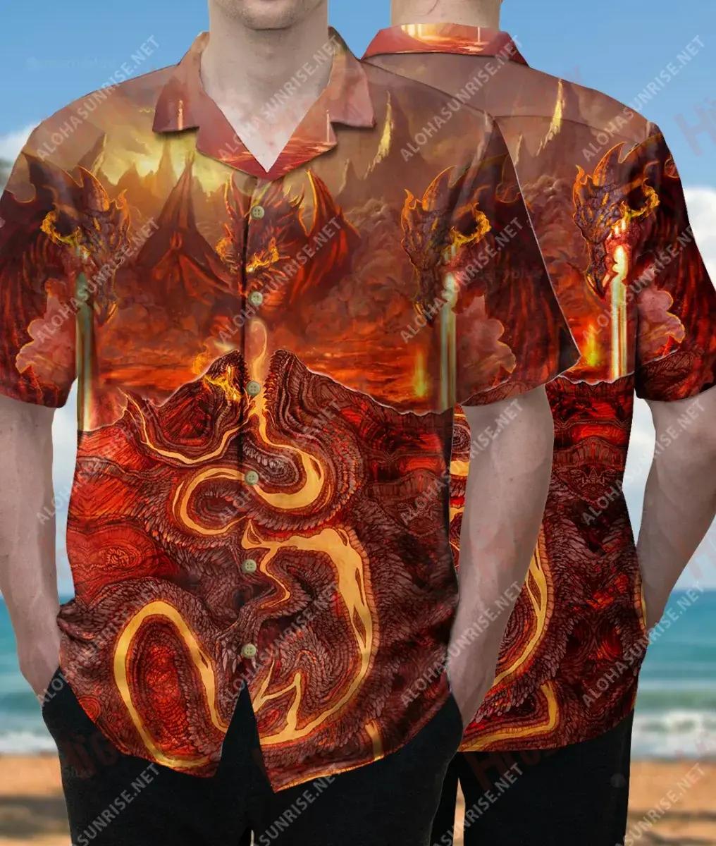 Dragon Fire The Eternal Heat Unisex Hawaiian Shirt Hobbies Short Sleeve Vintage Hawaiian Shirts Hawaiian Shirts For Women, Hawaiian Shirt Gift, Christmas Gift