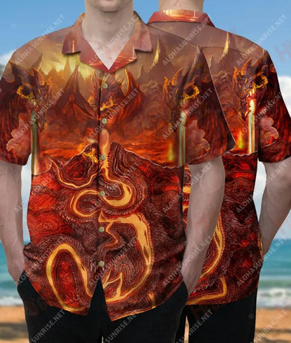 Dragon Fire The Eternal Heat Unisex Hawaiian Shirt Hobbies Short Sleeve Vintage Hawaiian Shirts Hawaiian Shirts For Women, Hawaiian Shirt Gift, Christmas Gift