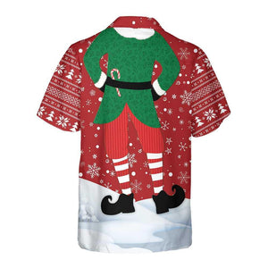 Unique Christmas Elf Costume Design Hawaiian Shirt, Hwaiian For Gift