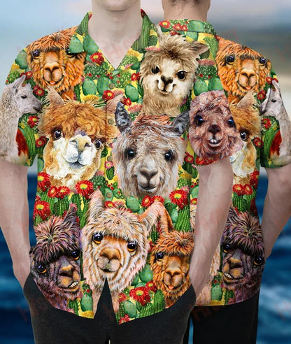 Eachtraíochta Deir Tú Alpaca Mo Mhálaí! Léine Gearr Muinchille Unisex Léinte T Aigéan Haváí Léinte Haváís is Fearr Léinte Haváís do Mhná, Bronntanas Léine Haváíais, Bronntanas Nollag