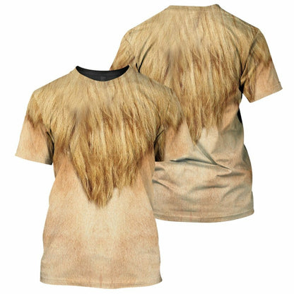 Lion - 3D All Over Printed Shirt Tshirt Hoodie Apparel