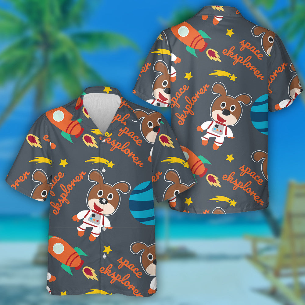 Madra spásaire gleoite sa spás le Léine Haváís Stíl Chartúin, Bronntanas Léine Haváís, Bronntanas Nollag