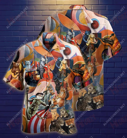 Banna Cait Iontach Léinte Gearr Muinchille Gearr Léinte T Haváíacha Samhraidh Oirbheartaíochta Léinte Haváís Léinte Haváíais d'Fhir, Léine Haváís Bronntanas Nollag