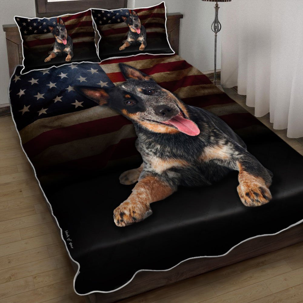 Australian Cattle Dog Quilt Bedding Set Bedroom Set Bedlinen 3D,Bedding Christmas Gift,Bedding Set Christmas