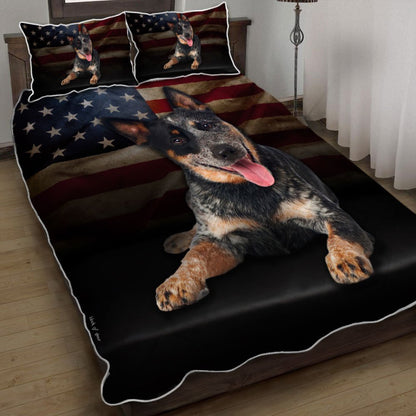 Australian Cattle Dog Quilt Bedding Set Bedroom Set Bedlinen 3D,Bedding Christmas Gift,Bedding Set Christmas