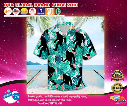 Bigfoot Hawaiian Shirt,Hawaiian Shirt Gift, Christmas Gift