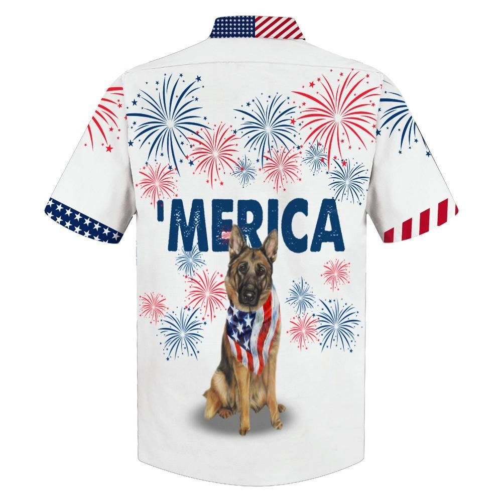 Aoire Gearmánach Bratach Mheiriceánach Dearg Agus Bán Léine Haváí Tine Ealaíne, Bronntanas Léine Haváíais, Bronntanas Nollag