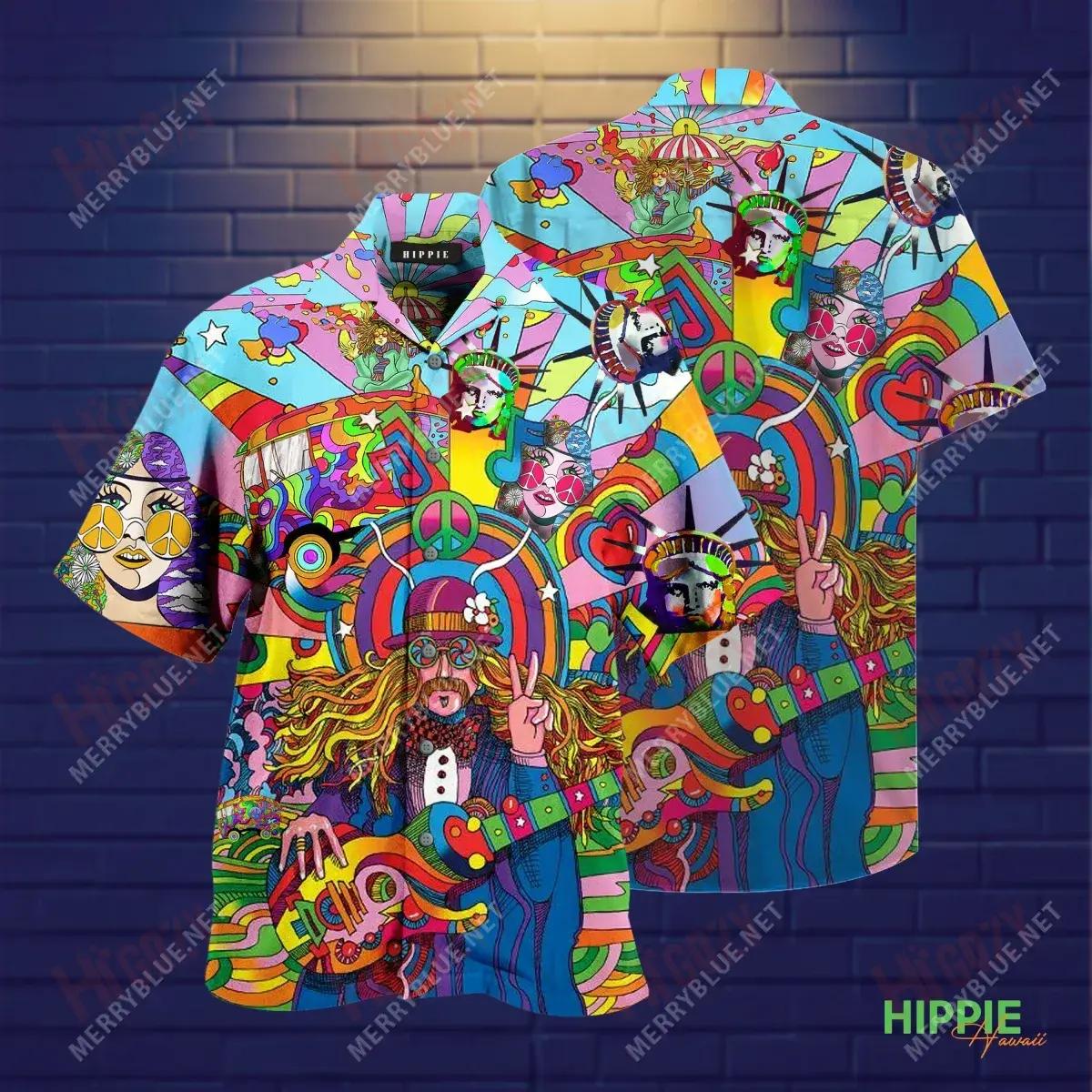 Léinte Gearr Muinchille Hippie Unisex iontach Léinte Tropacha an tSamhraidh Léinte haváíais Oirbheartaíochta Léinte haváíais do Mhná, Bronntanas Léine Haváís, Bronntanas Nollag