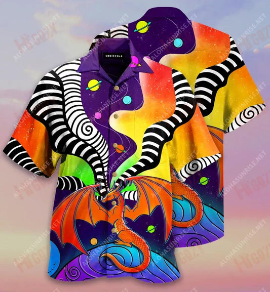 The Power Of Dragon Short Léinte Haváís Laethanta Saoire Léinte Trópaiceacha Léinte Haváís Saincheaptha Léinte haváíais d'Fhir, Bronntanas Léine Haváís, Bronntanas Nollag