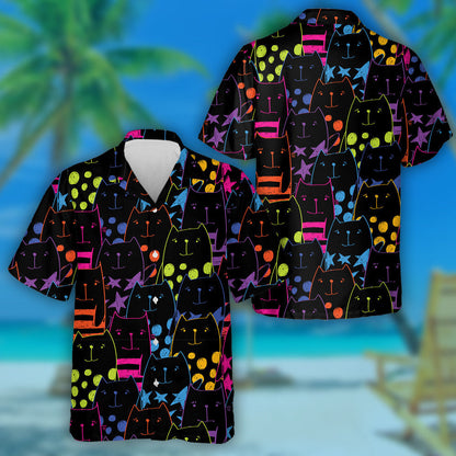 Cait le Línte Réaltaí Agus Poncanna Léine Haváís Stíl Chartúin, Bronntanas Léine Haváíais, Bronntanas Nollag