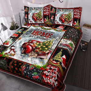 Christmas Quilt Bedding Set All Hearts Come Home For Christmas Bedroom Set Bedlinen 3D ,Bedding Christmas Gift,Bedding Set Christmas