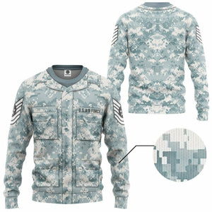 3D US Airforce Airman Battle Uniform Tshirt Hoodie Apparel