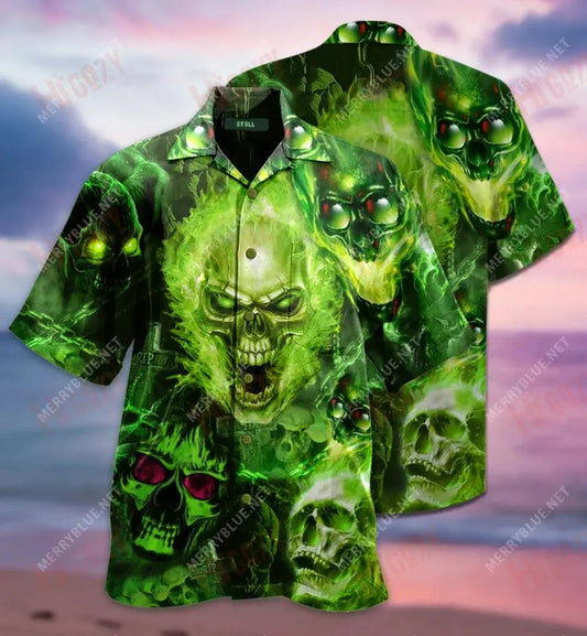 Fear No Man Léinte Haváís Caitheamh aimsire Gearr Muinchille Na Léinte Haváís is Fearr Léinte Greannmhar Haváís, Bronntanas Léine Haváís, Bronntanas Nollag