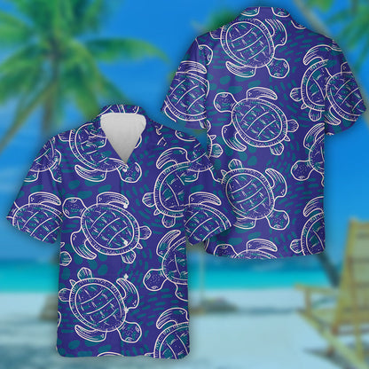 Teibí Aigéan Turtar Trópaiceach I Léine Gorm Haváí, Bronntanas Léine Haváíais, Bronntanas Nollag