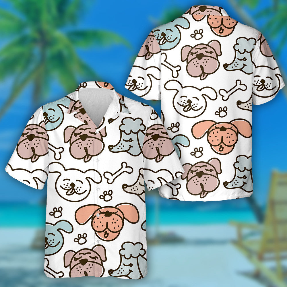 Madraí Greannmhar Bulldog Beagle Agus Léine Haváí Poodle, Bronntanas Léine Haváí, Bronntanas Nollag