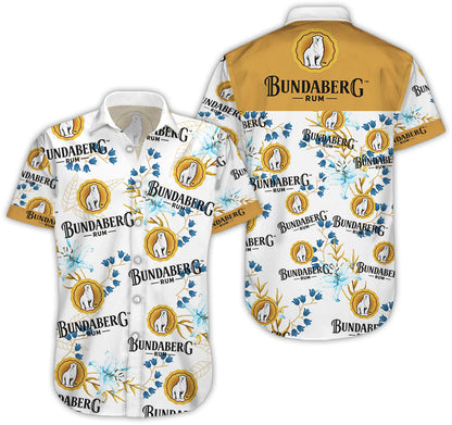 Bundaberg Rum Hawaiian Shirt,Hawaiian Shirt Gift, Christmas Gift