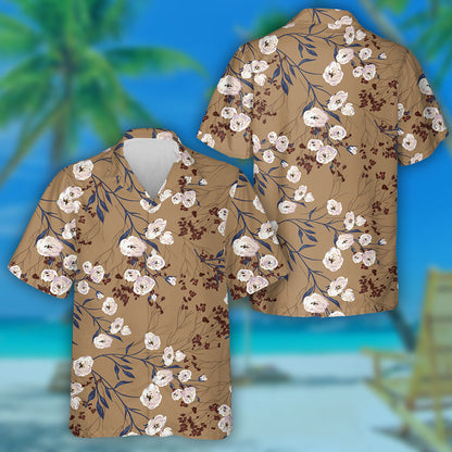 Patrún Galánta Le Brainsí Rós Ar Dhearadh Solas Brown Léine Haváís, Bronntanas Léine Haváís, Bronntanas Nollag