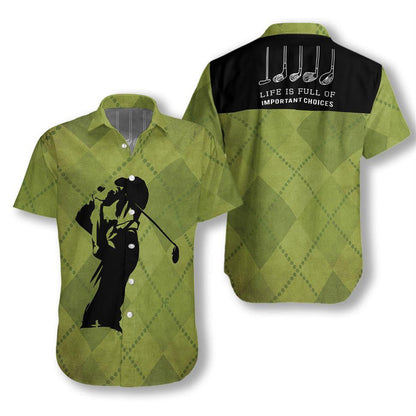 Dearadh Gailf Tá Saol Léine Haváís Lán de Roghanna Tábhachtacha, Bronntanas Léine Haváíais, Bronntanas Nollag