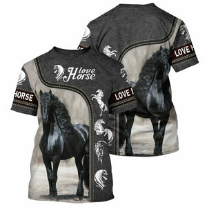 Horse - 3D All Over Printed Shirt Tshirt Hoodie Apparel