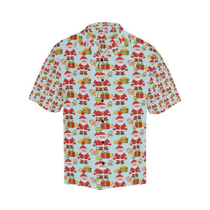 Cute Cartoon Santa Claus On Christmas Day Design Hawaiian Shirt, Hawaiian Shirt Gift, Christmas Gift